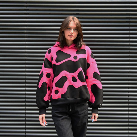 LAVA HOODIE - Fuchsia